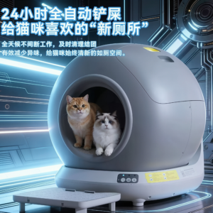 太空舱・智能全自动猫砂盆